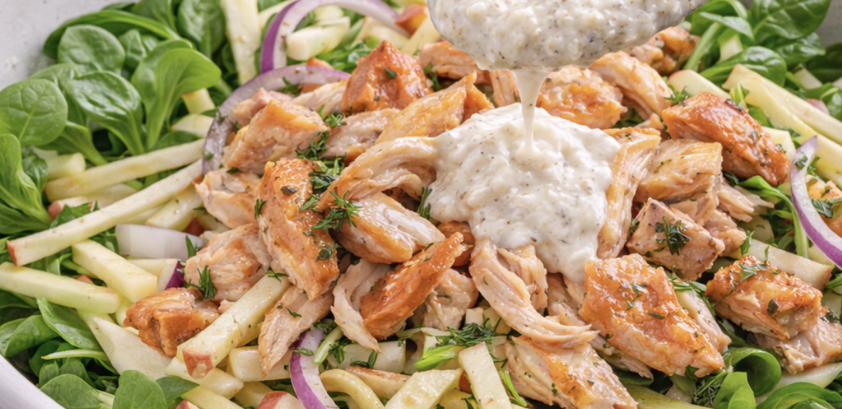 Räucherforellen-Salat mit Apfel & Meerrettich_4