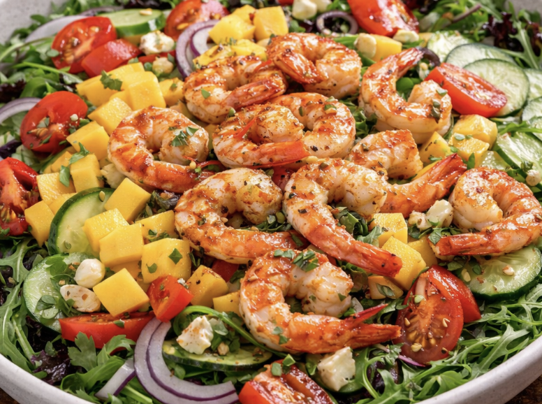 Garnelen-Mango-Salat mit Limettenvinaigrette_4