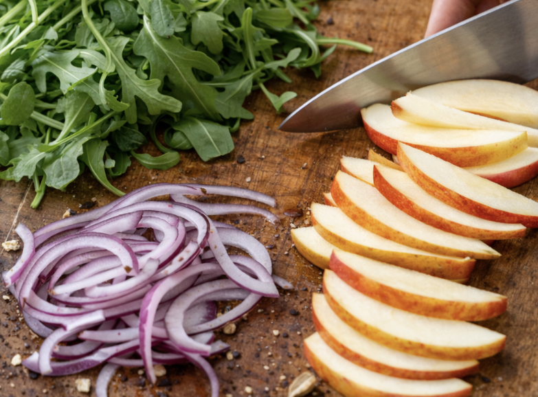 Wildschwein-Salat mit Apfel & Haselnüssen_4