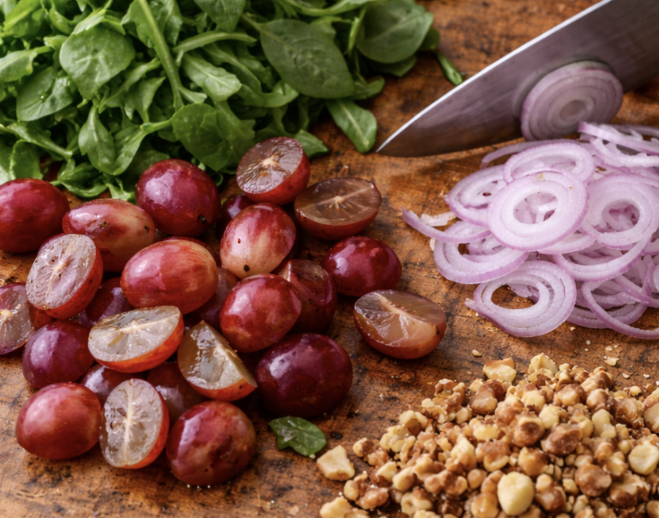 Fasanensalat mit Trauben & Thymian_4