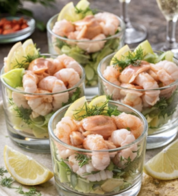 Shrimp Cocktail mit Europäischer Cocktailsauce