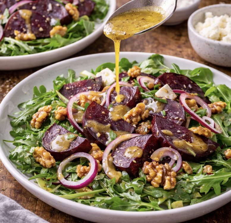 Rote-Bete-Salat mit Ziegenkäse & Walnüssen_4