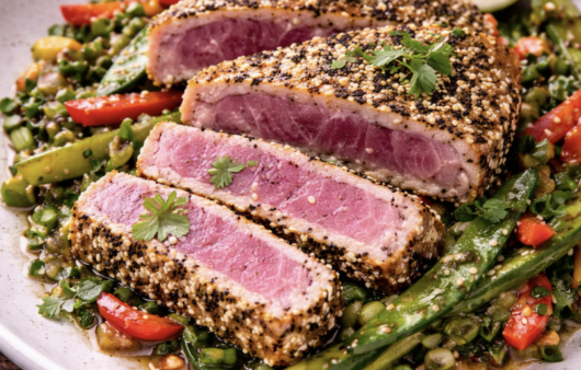 Thunfischsteak mit Sesamkruste & Asia-Gemüse_4