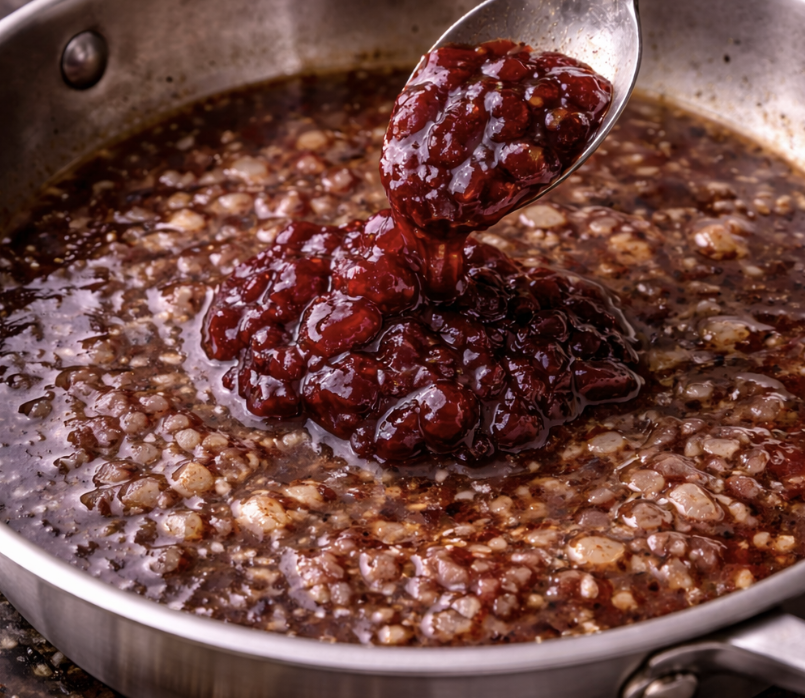 Rehrücken mit Preiselbeersauce & Maronen_4