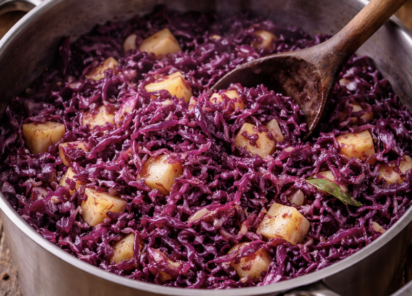 Wildschweinbraten mit Wacholder & Apfelrotkohl_4