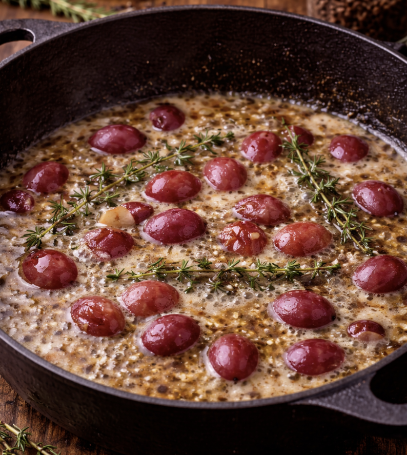 Fasanenbrust mit Trauben & Thymian_4