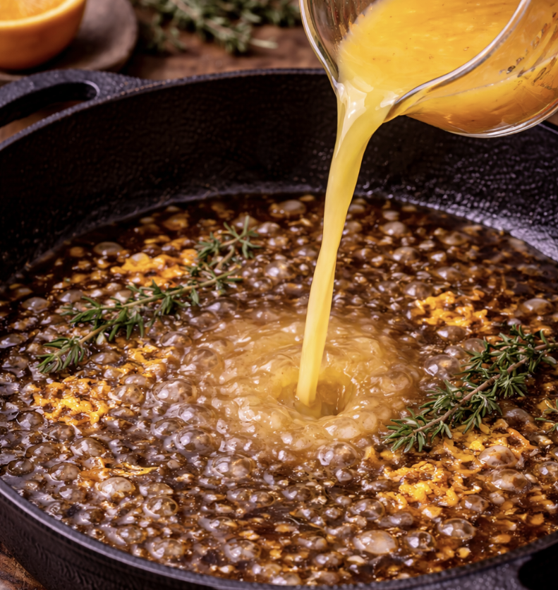 Entenbrust mit Orangenjus_4