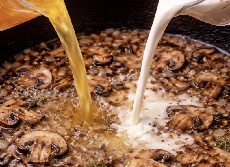 Putenmedaillons mit Champignonrahm_4