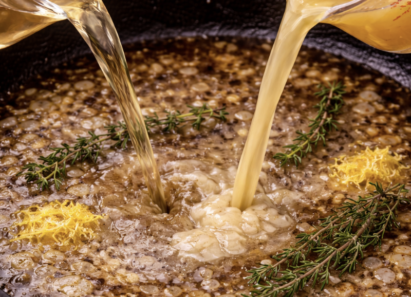 Perlhuhn mit Zitronen-Thymian-Sauce_4