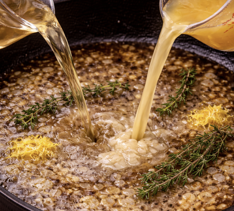 Perlhuhn mit Zitronen-Thymian-Sauce_4