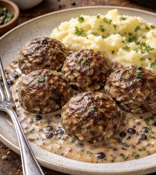 Elchfleischbällchen mit Wacholdersauce_5