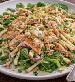 Räucherforellen-Salat mit Apfel & Meerrettich