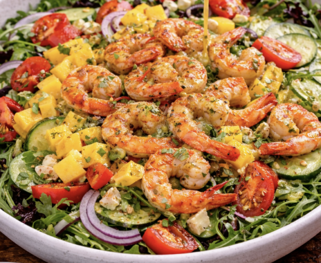 Garnelen-Mango-Salat mit Limettenvinaigrette_5