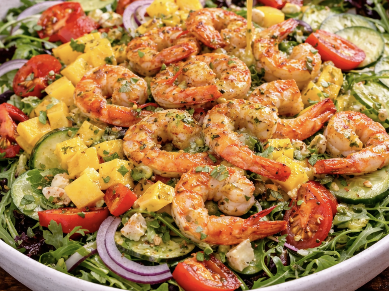 Garnelen-Mango-Salat mit Limettenvinaigrette_5