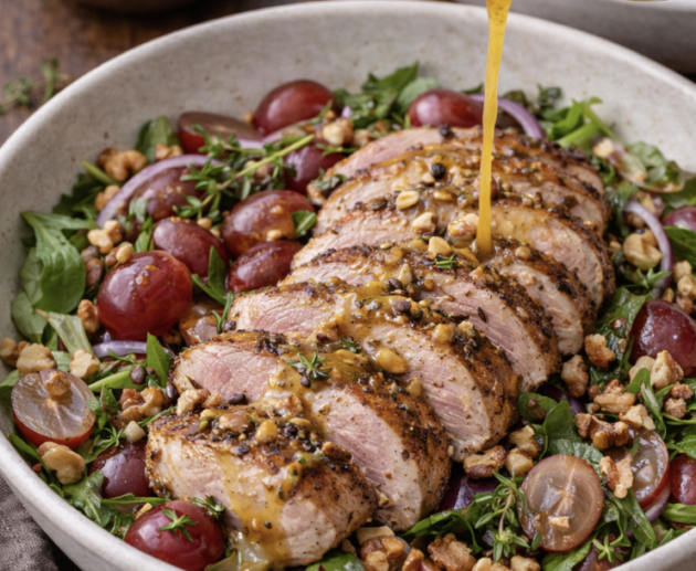 Fasanensalat mit Trauben & Thymian_5