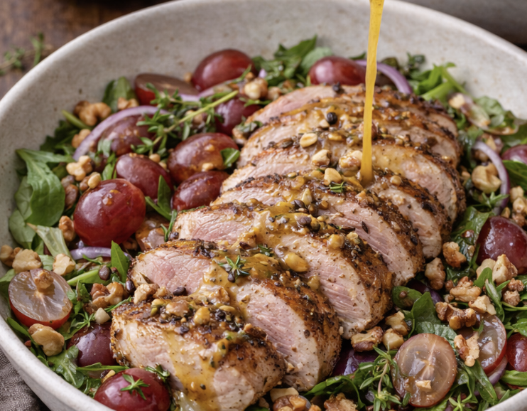 Fasanensalat mit Trauben & Thymian_5