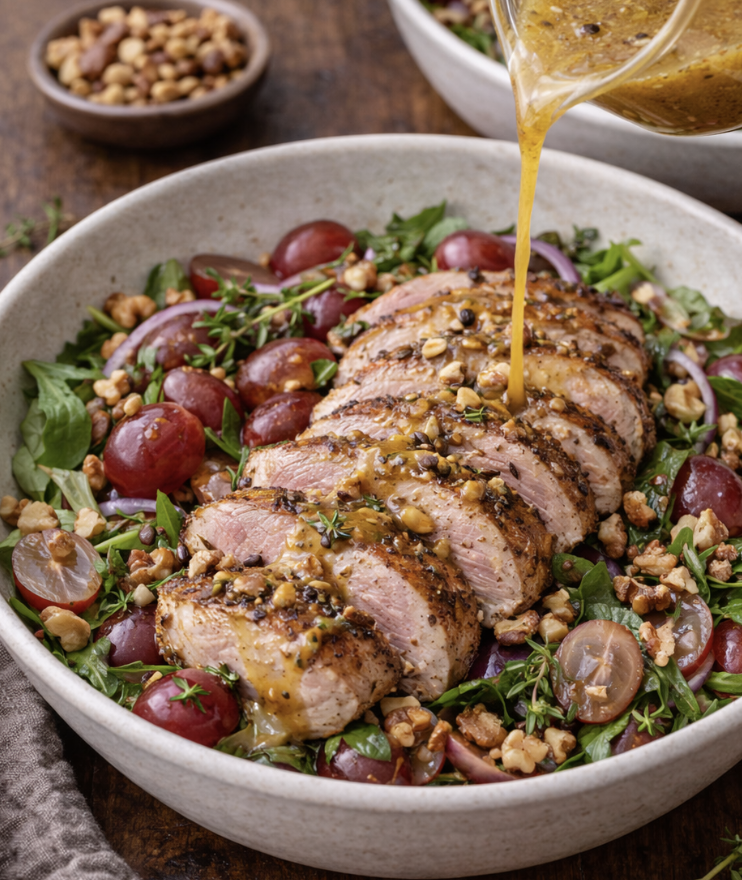 Fasanensalat mit Trauben & Thymian_5