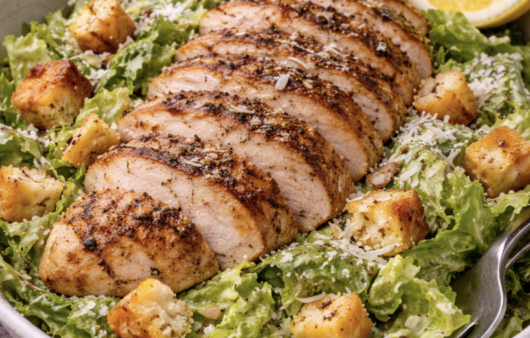 Caesar Salad mit gegrillter Hähnchenbrust_5