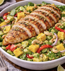 Hähnchen-Mango-Curry-Salat