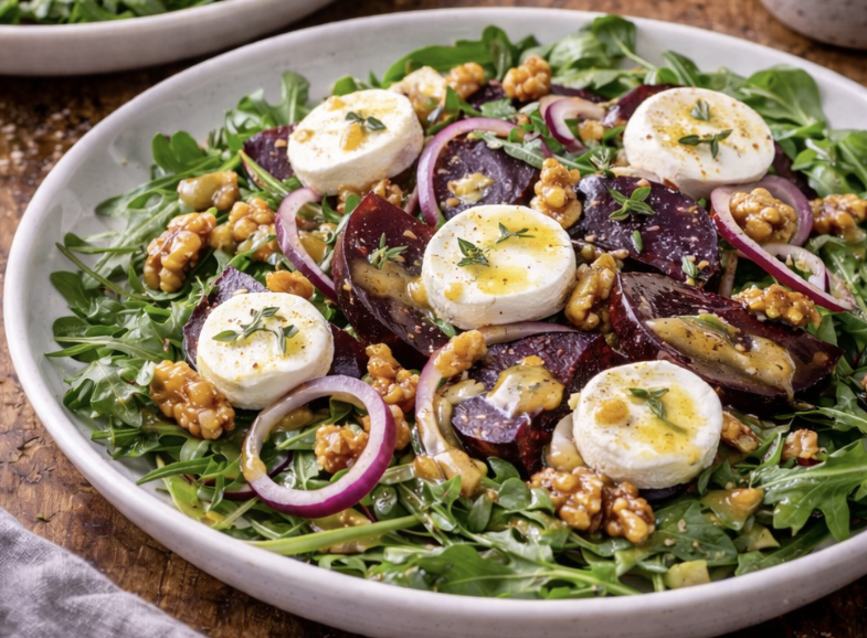 Rote-Bete-Salat mit Ziegenkäse & Walnüssen_5