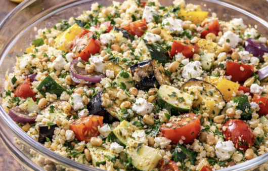 Couscous-Salat mit Ofengemüse & Feta_5
