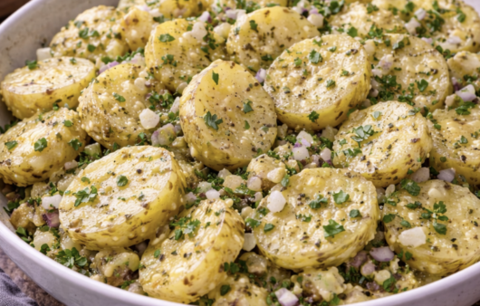 Kartoffelsalat mit Kräutern & Senfdressing_5