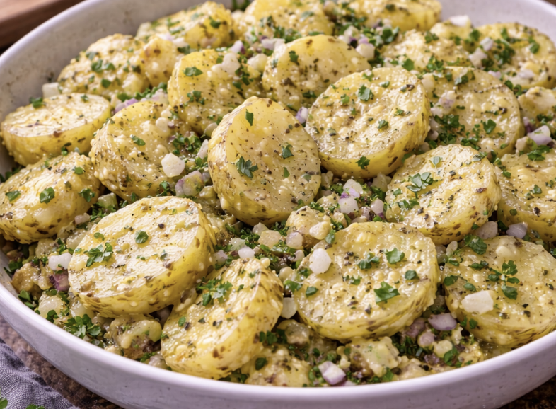 Kartoffelsalat mit Kräutern & Senfdressing_5