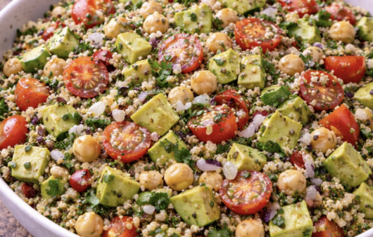 Quinoa-Salat mit Avocado & Kichererbsen_5