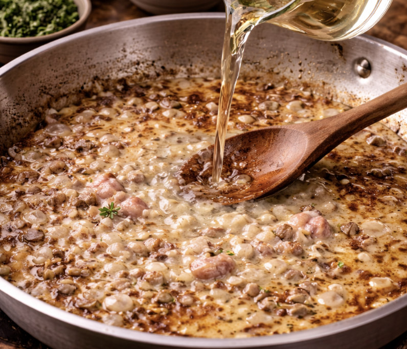 Schweinefilet im Speckmantel mit Rahmsoße_5