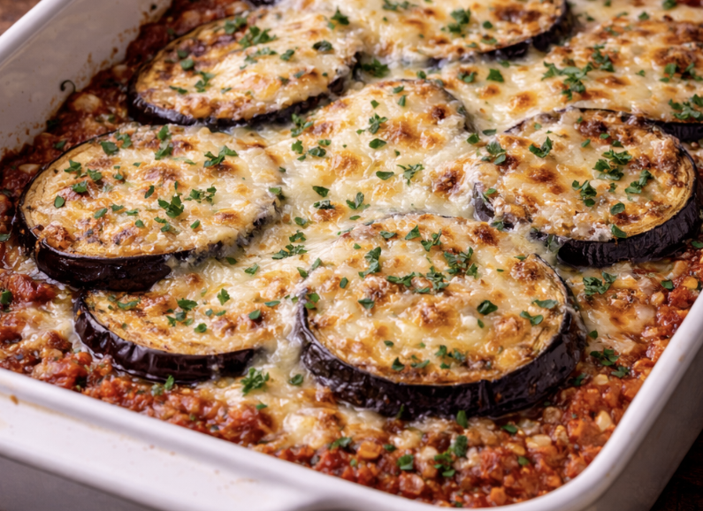 Auberginen-Lasagne mit Ricotta_5