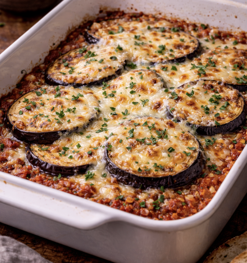 Auberginen-Lasagne mit Ricotta_5