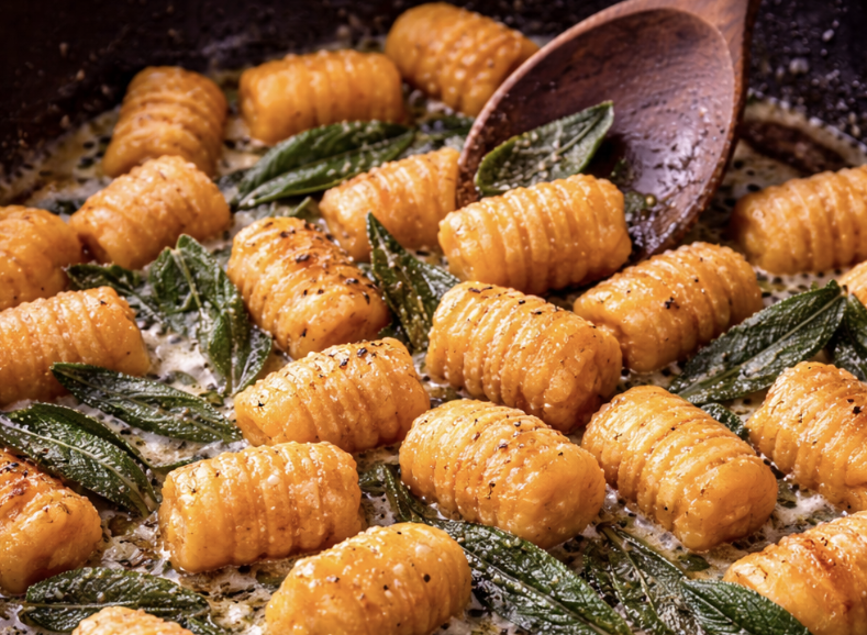 Kürbis-Gnocchi mit Salbeibutter_5
