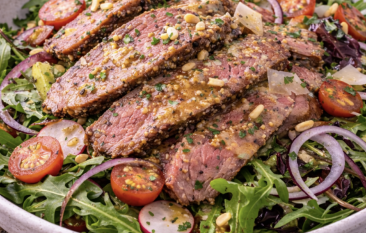 Roastbeef-Salat mit Senf-Vinaigrette_6