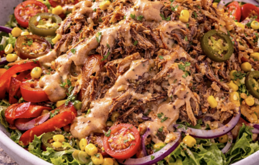Pulled Pork Salat mit BBQ-Dressing_6