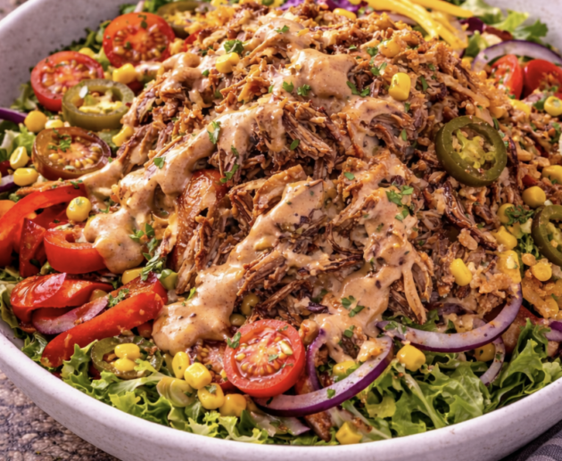 Pulled Pork Salat mit BBQ-Dressing_6