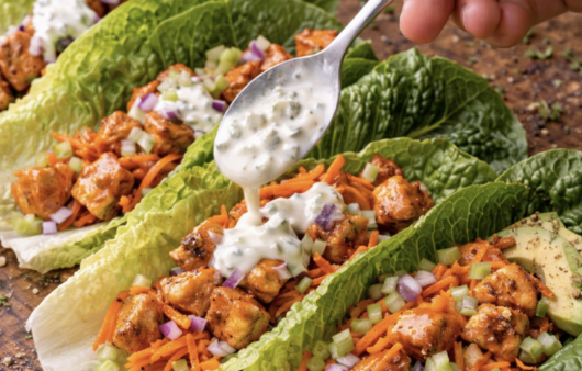Buffalo Chicken Salat-Wraps_6