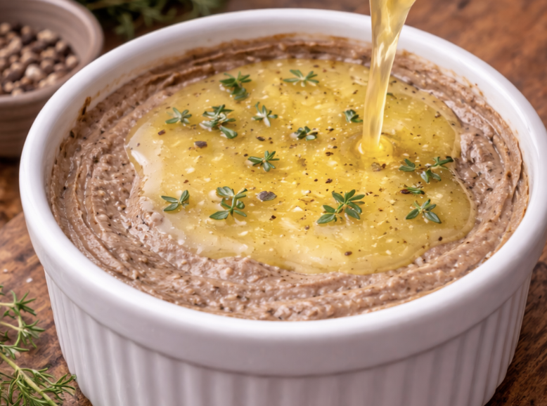 Hühnerleberpastete auf Toast_6