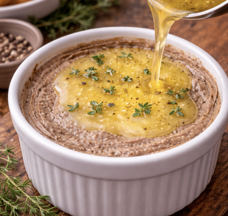 Hühnerleberpastete auf Toast_6