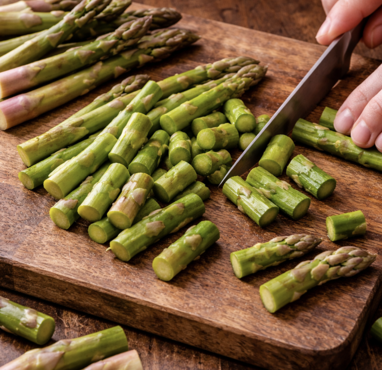 Vegetarisches Risotto mit grünem Spargel_1