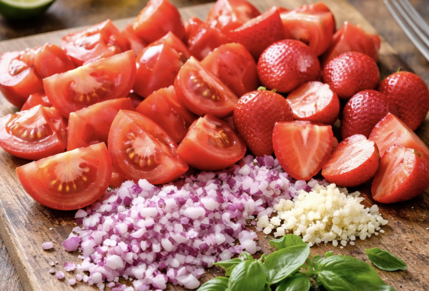 Kalte Tomaten-Erdbeer-Suppe_1