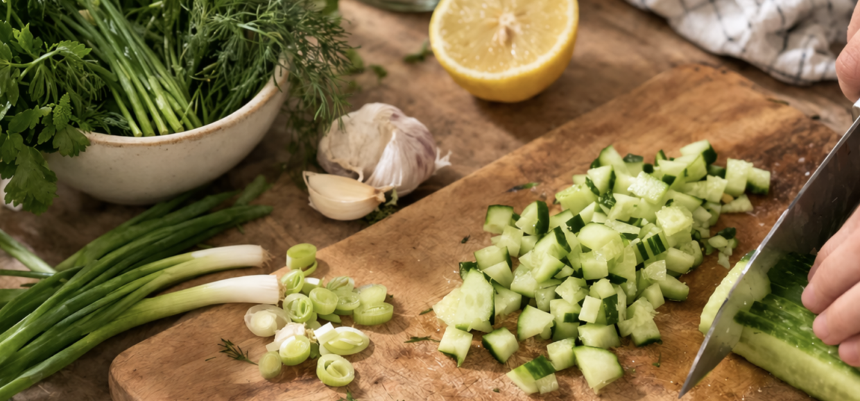 Kalte Buttermilchsuppe mit Kräutern_1