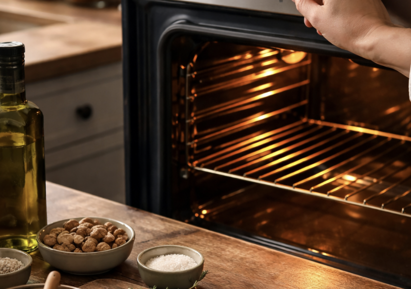 Gebackener Ziegenkäse mit Honig & Thymian_1