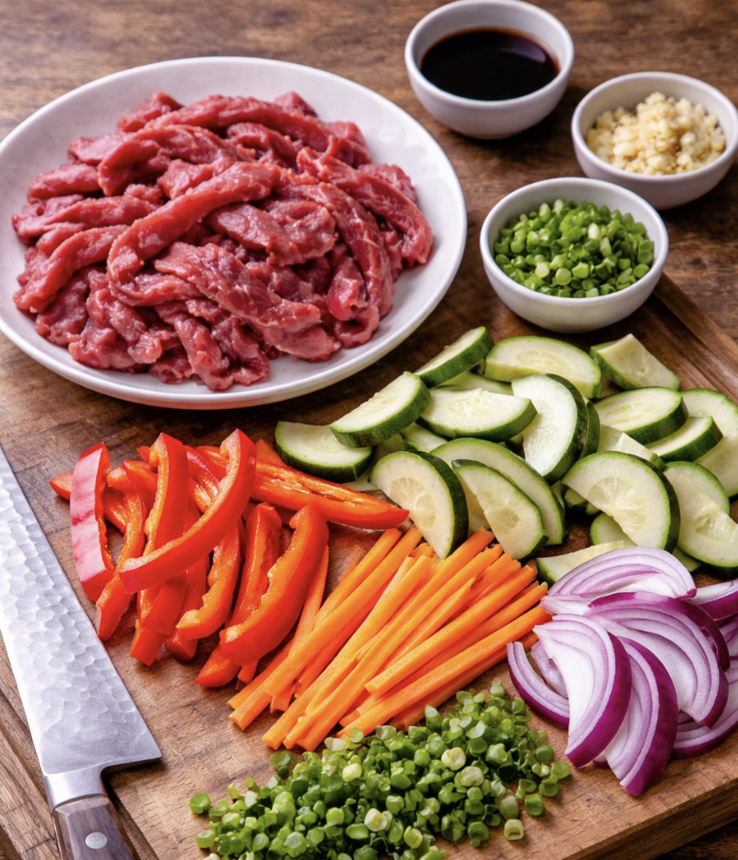 Rindfleisch-Stir-Fry mit Gemüse_1