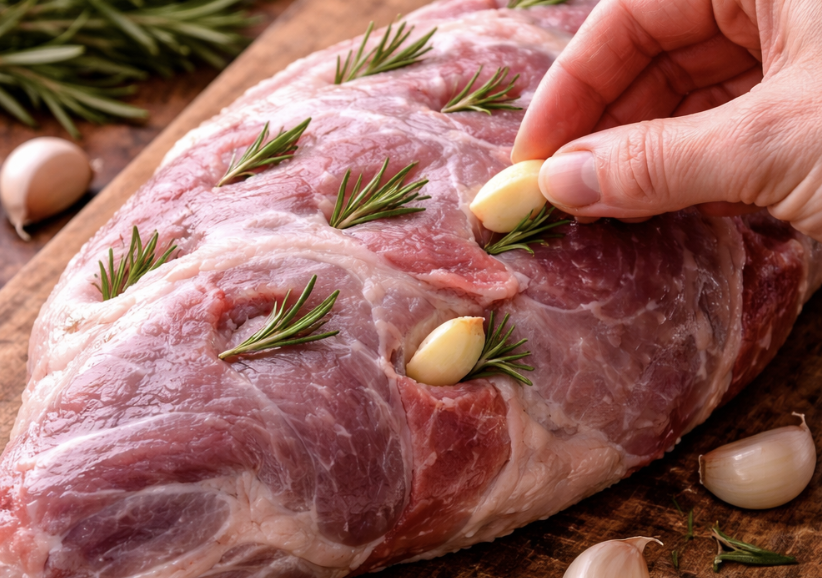 Lammbraten mit Knoblauch und Rosmarin_1