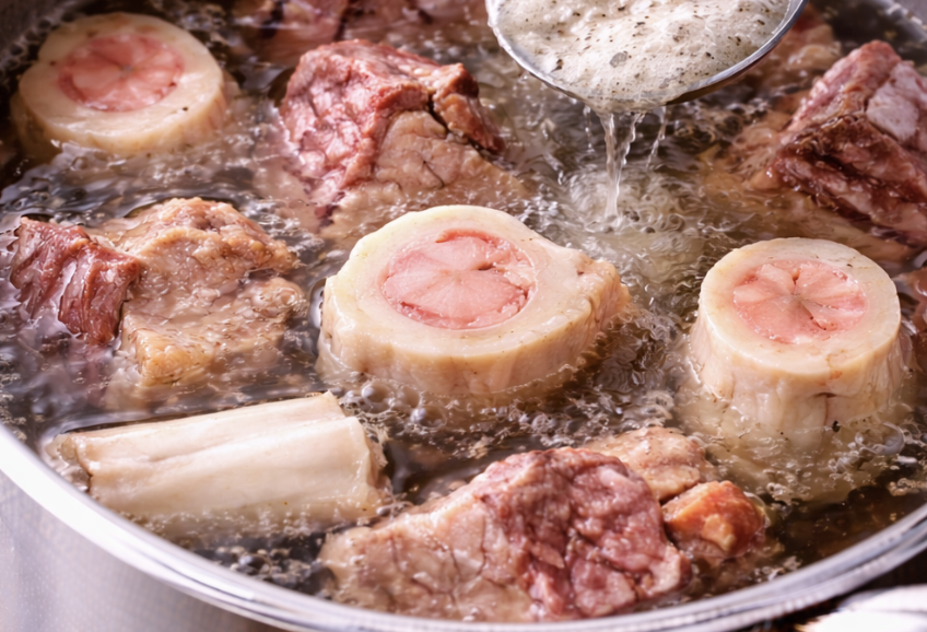 Rinderkraftbrühe mit Markklößchen_1