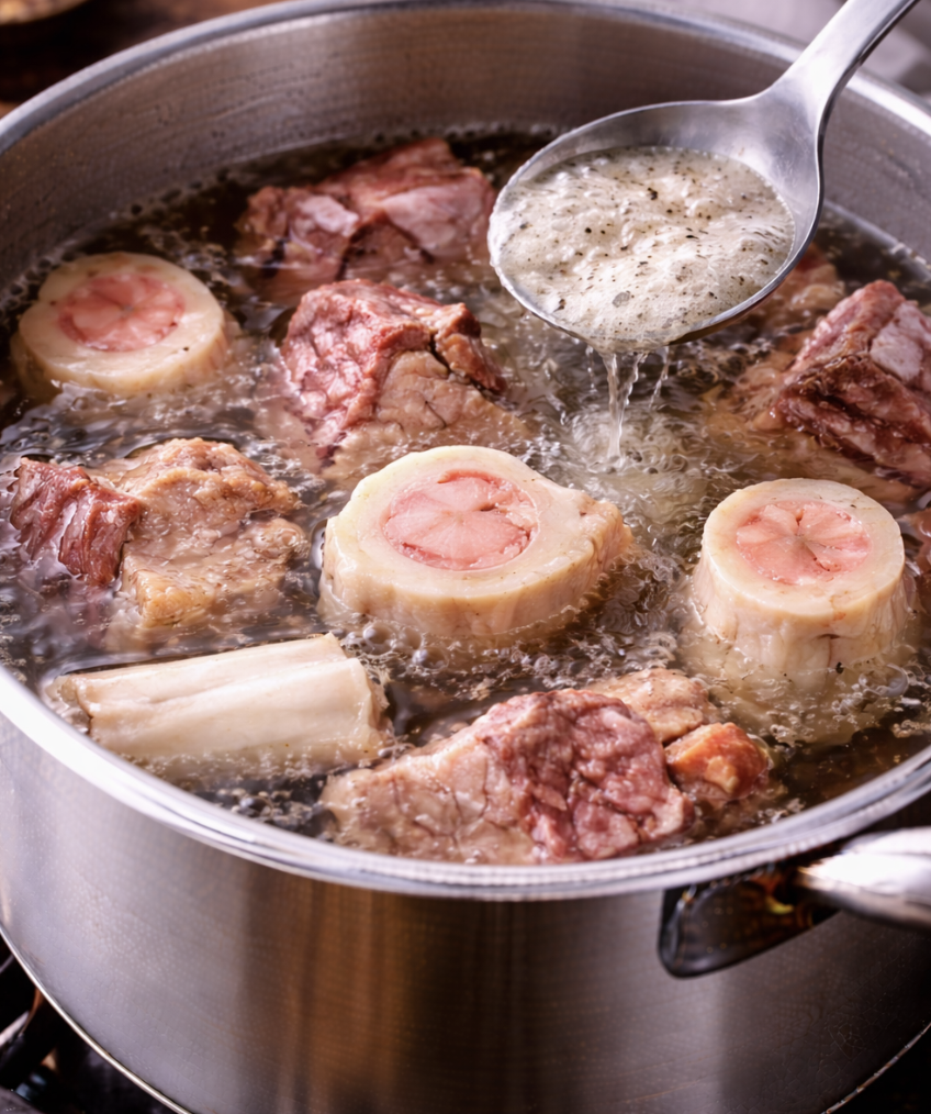 Rinderkraftbrühe mit Markklößchen_1