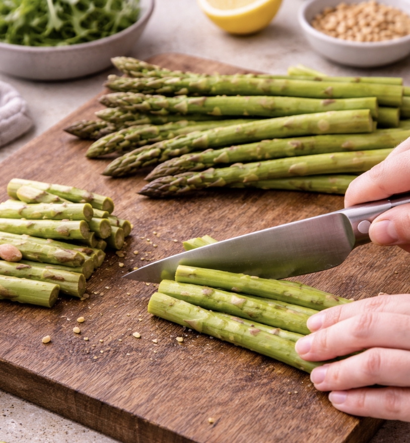Grüner Spargelsalat mit Parmesan_1