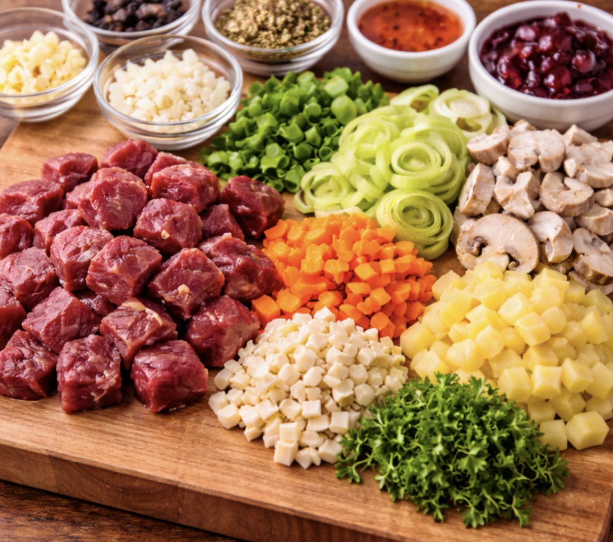 Rehsuppe mit Preiselbeeren_1