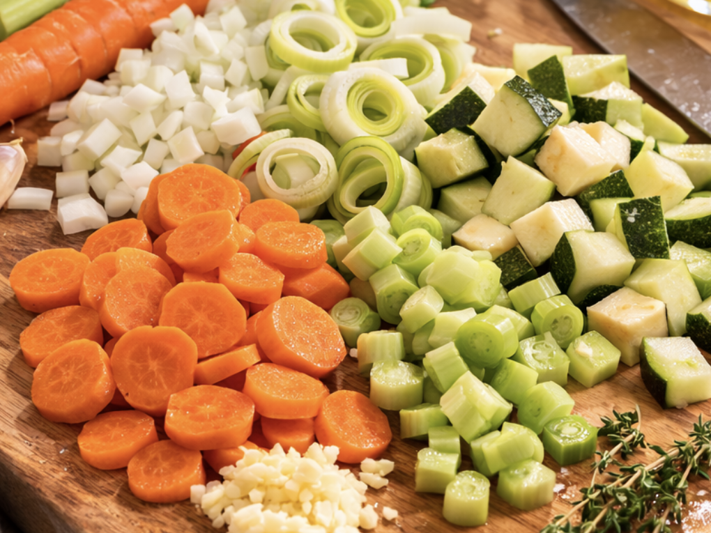 Klare Gemüsesuppe mit frischen Kräutern_1