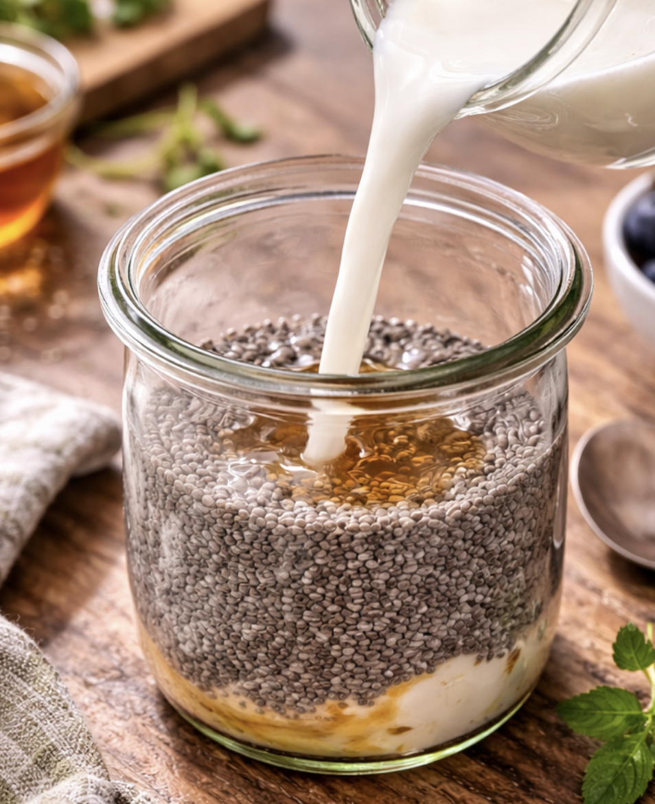 Chia-Pudding mit frischen Beeren_1